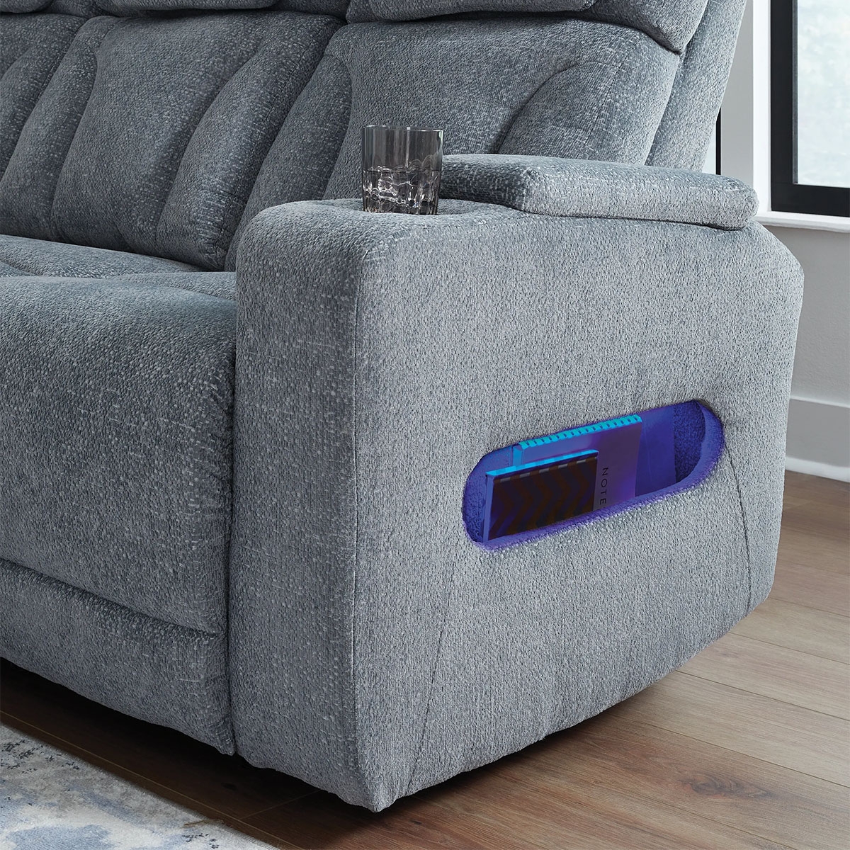Picture of STUDIO CAVE NUVELLA SOFA W/ POWER HEADREST