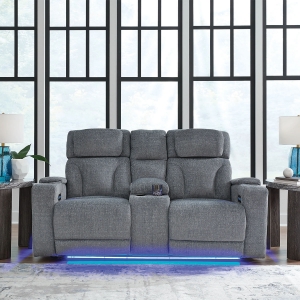 Picture of STUDIO CAVE NUVELLA LOVESEAT W/ CONSOLE