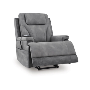 Picture of 4Z PEACEFUL PAUSE LIFT RECLINER W/POWER HEADREST/LUMBAR  IN SLATE