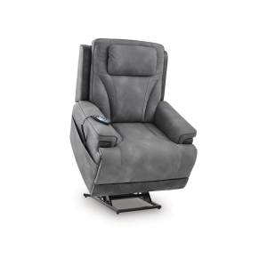 Picture of 4Z PEACEFUL PAUSE LIFT RECLINER W/POWER HEADREST/LUMABR  IN SLATE