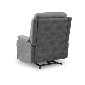 Picture of 4Z PEACEFUL PAUSE LIFT RECLINER W/POWER HEADREST/LUMBAR  IN SLATE