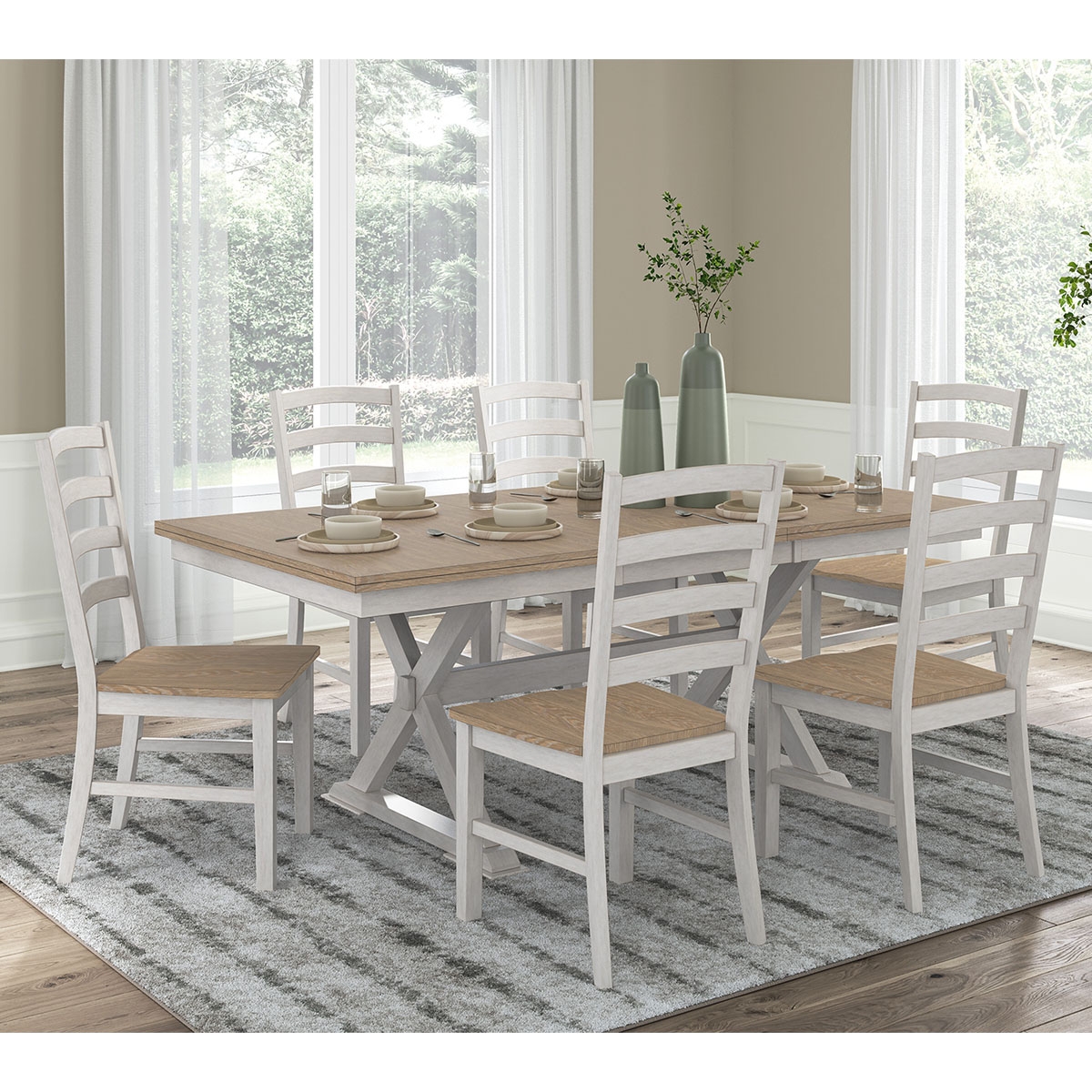 Picture of PURLANEY 7PC RECTANGULAR DINING SET
