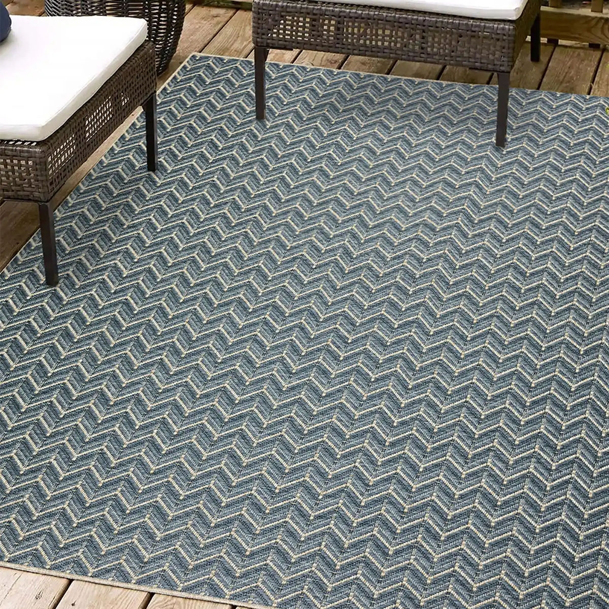 BALI 1 DEMIN 8X10 OUTDOOR RUG | Lifestyle Furniture by Babette's