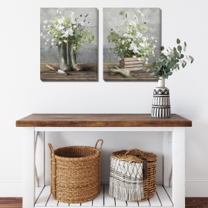 Picture of COTTAGE GARDENING S/2 CANVAS