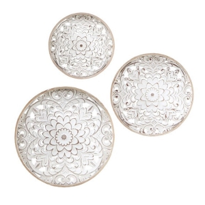 Picture of S/3 WD MEDALLION WALL DECOR