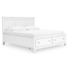 Picture of DANA WHITE QUEEN BED W/ STORAGE