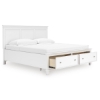 Picture of DANA WHITE QUEEN BED W/ STORAGE