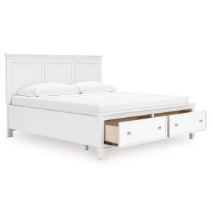 Picture of DANA WHITE QUEEN BED W/ STORAGE