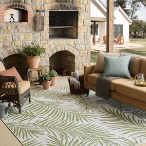 Picture of EASTON 06 IVORY/GREEN 5'3X7'6 RUG