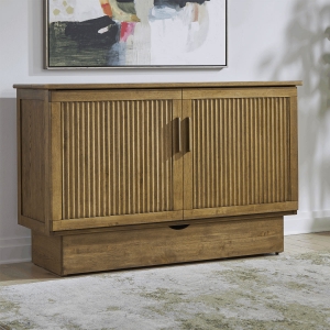 Picture of VERONA QUEEN BROWN CABINET BED