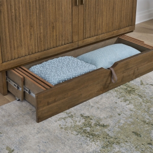 Picture of VERONA QUEEN BROWN CABINET BED