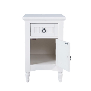 Picture of WESTPORT POWER CHAIRSIDE WHITE TABLE