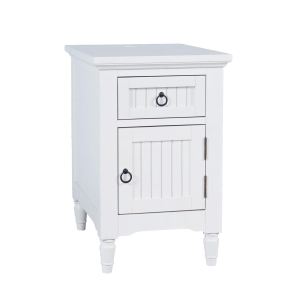 Picture of WESTPORT POWER CHAIRSIDE WHITE TABLE