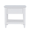 Picture of WESTPORT WHITE CHAIRSIDE TABLE