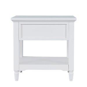 Picture of WESTPORT WHITE CHAIRSIDE TABLE