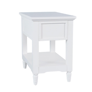 Picture of WESTPORT WHITE CHAIRSIDE TABLE