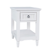 Picture of WESTPORT WHITE CHAIRSIDE TABLE