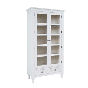 Picture of WESTPORT WHITE TALL CABINET