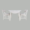 Picture of PERCY WHITE DROPLEAF W/2 CHAIR