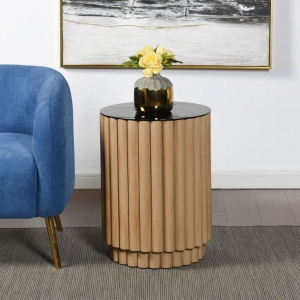 Picture of FLUTTED BARREL END TABLE
