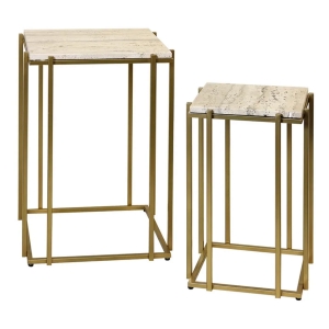 Picture of MARBLE & GOLD NESTING TABLES