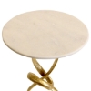 Picture of MARBLE & GOLD TWIST TABLE
