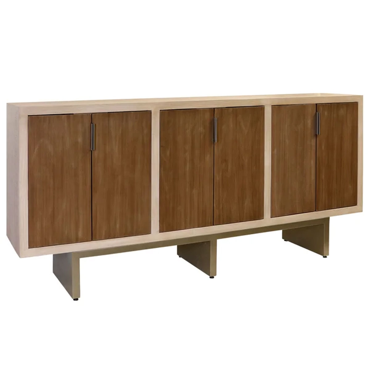 Picture of NATURAL & CHERRY 6 DRAWER CONSOLE