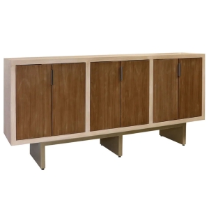 Picture of NATURAL & CHERRY 6 DRAWER CONSOLE