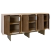 Picture of NATURAL & CHERRY 6 DRAWER CONSOLE
