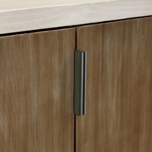 Picture of NATURAL & CHERRY 6 DRAWER CONSOLE