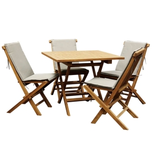 Picture of SOLID TEAK 5PC PATIO BISTRO SET