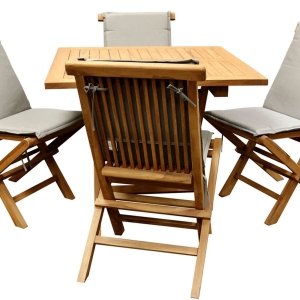 Picture of SOLID TEAK 5PC PATIO BISTRO SET