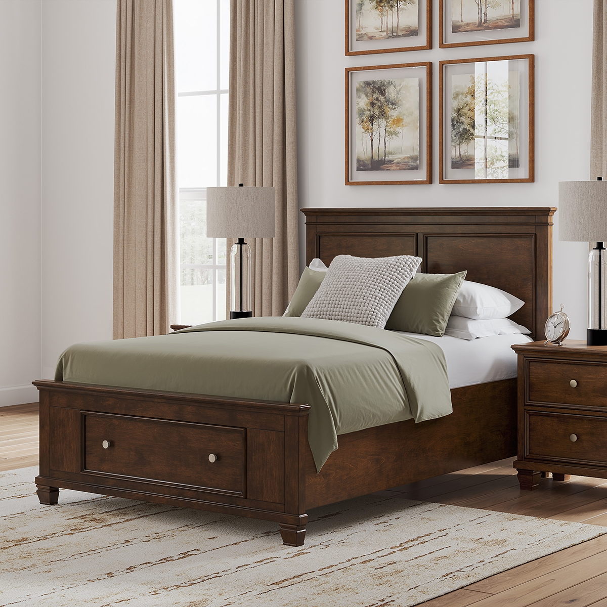 Picture of DANA BROWN TWIN BED W/ STORAGE