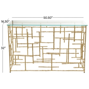Picture of METAL GLASS CONSOLE