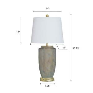 Picture of TESTRAFFINE GOLD TRAD TABLE LAMP
