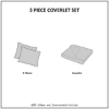 Picture of OTTO 3 PC QUILT SET-WHITE/QN
