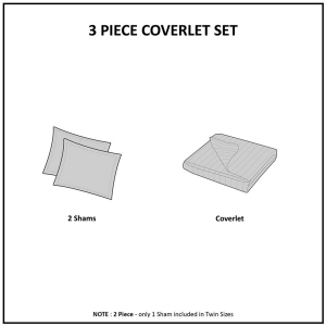 Picture of OTTO 3 PC QUILT SET-WHITE/QN