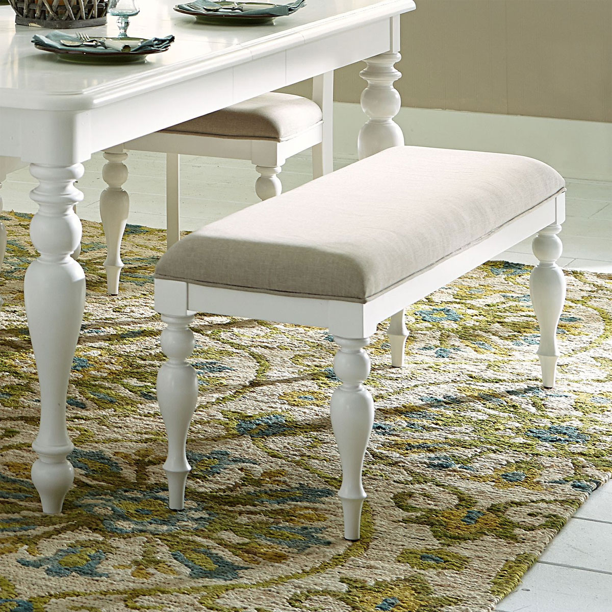SUMMER HOUSE WHT BENCH