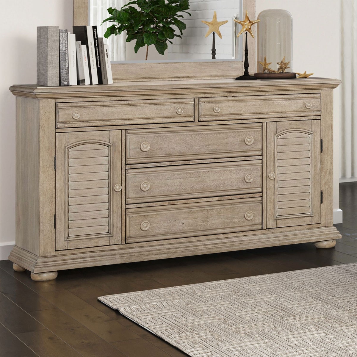 beige wooden dresser Carbon Dresser main image 0