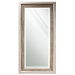 Picture of RECT 2-TONE WOOD LEANER MIRROR