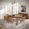 Picture of CARSONS OAK RND EXT TABLE