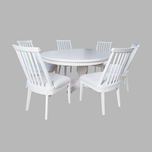 Picture of WESTPORT WHITE 48" ROUND DINING TABLE