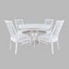 Picture of WESTPORT WHITE 48" ROUND DINING TABLE