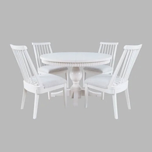 Picture of WESTPORT WHITE 48" ROUND DINING TABLE