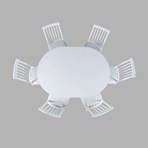 Picture of WESTPORT WHITE 48" ROUND DINING TABLE