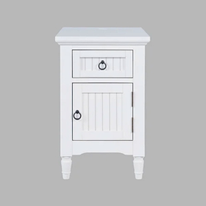 Picture of WESTPORT POWER CHAIRSIDE WHITE TABLE