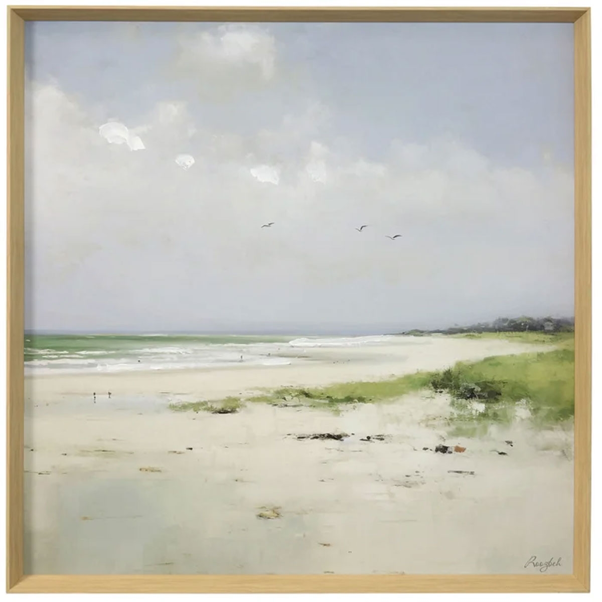 Picture of QUIET SHORE UNDER CLOUDS ART