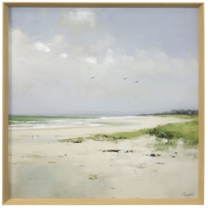 Picture of QUIET SHORE UNDER CLOUDS ART