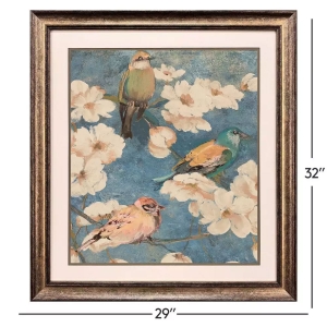 Picture of GARDEN BIRDS I FRM ART