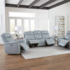 Picture of CASCADE LTHR MIST GRY PHR RECLINER